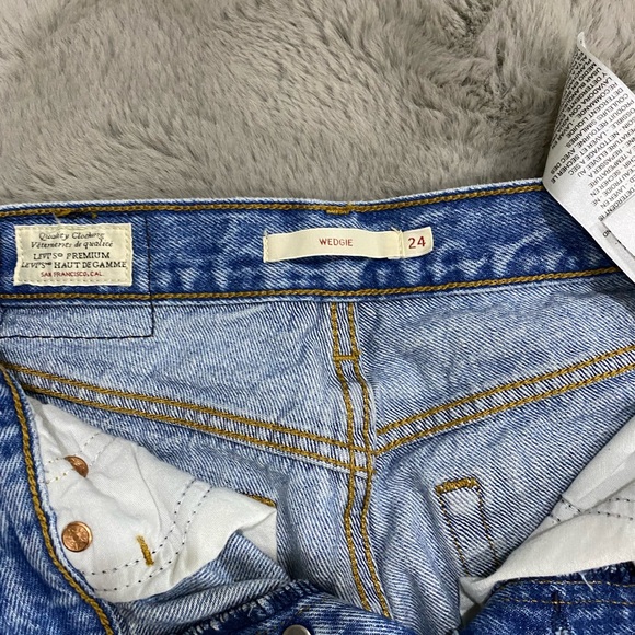 Levi’s Wedge Straight Leg Jeans in size 24 - Picture 4 of 6
